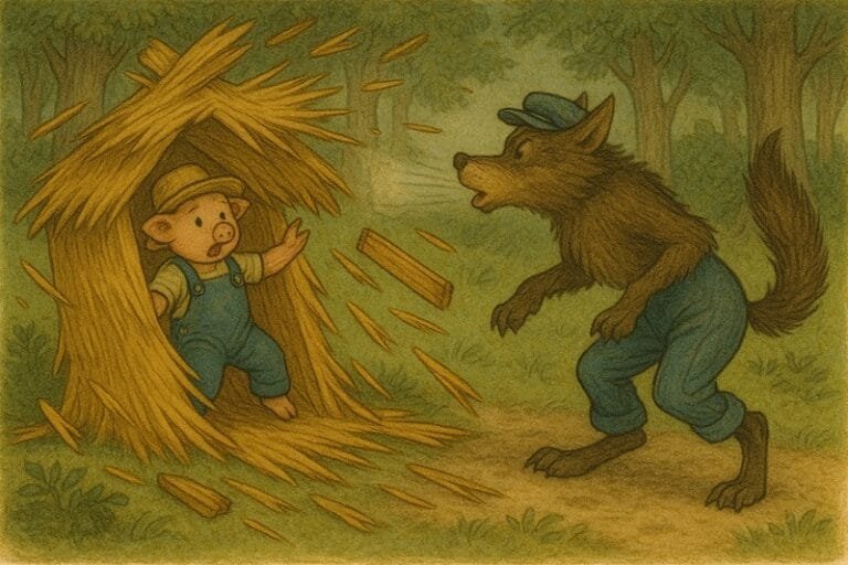 De drie biggetjes en de wolf - het sprookje - De Leukste sprookjes