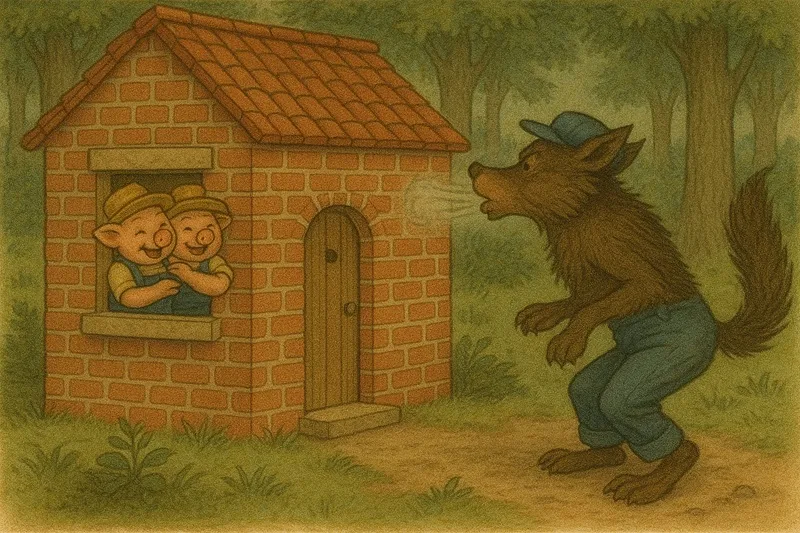 Het stenen huisje blijft staan.