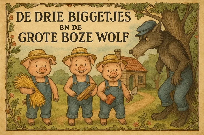 De wolf en de drie biggetjes