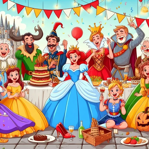 Vier de dag van het sprookje